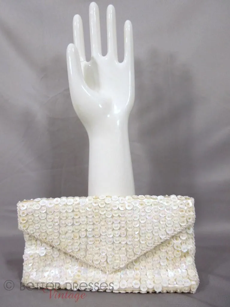 50s/60s Hand-Beaded Evening Clutch