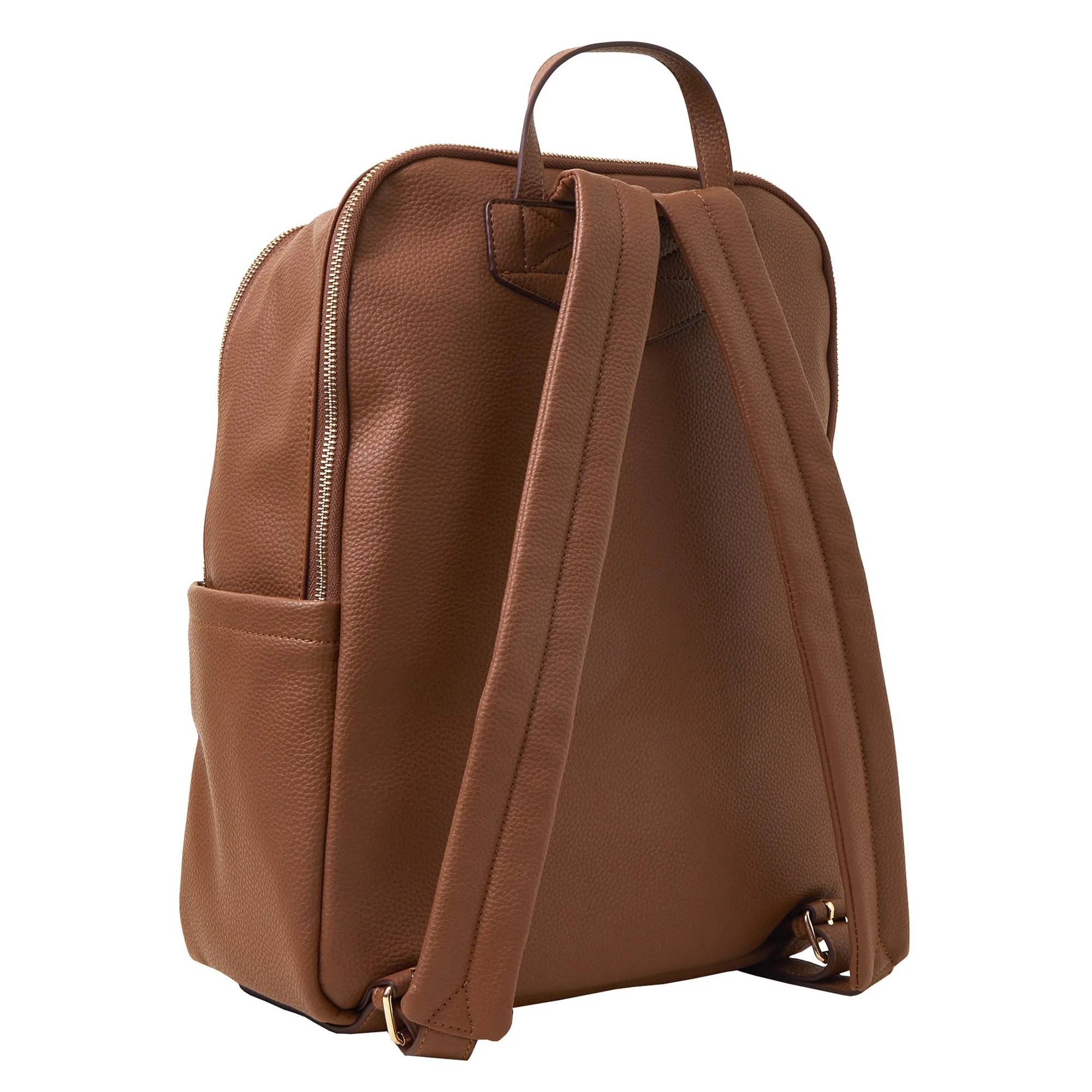 Accessorize London Women's Tan Zip Around Backpack