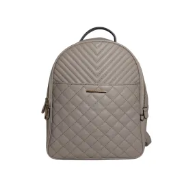 ALDO Taupe Quilted Leatherette Backpack | Gently Used |