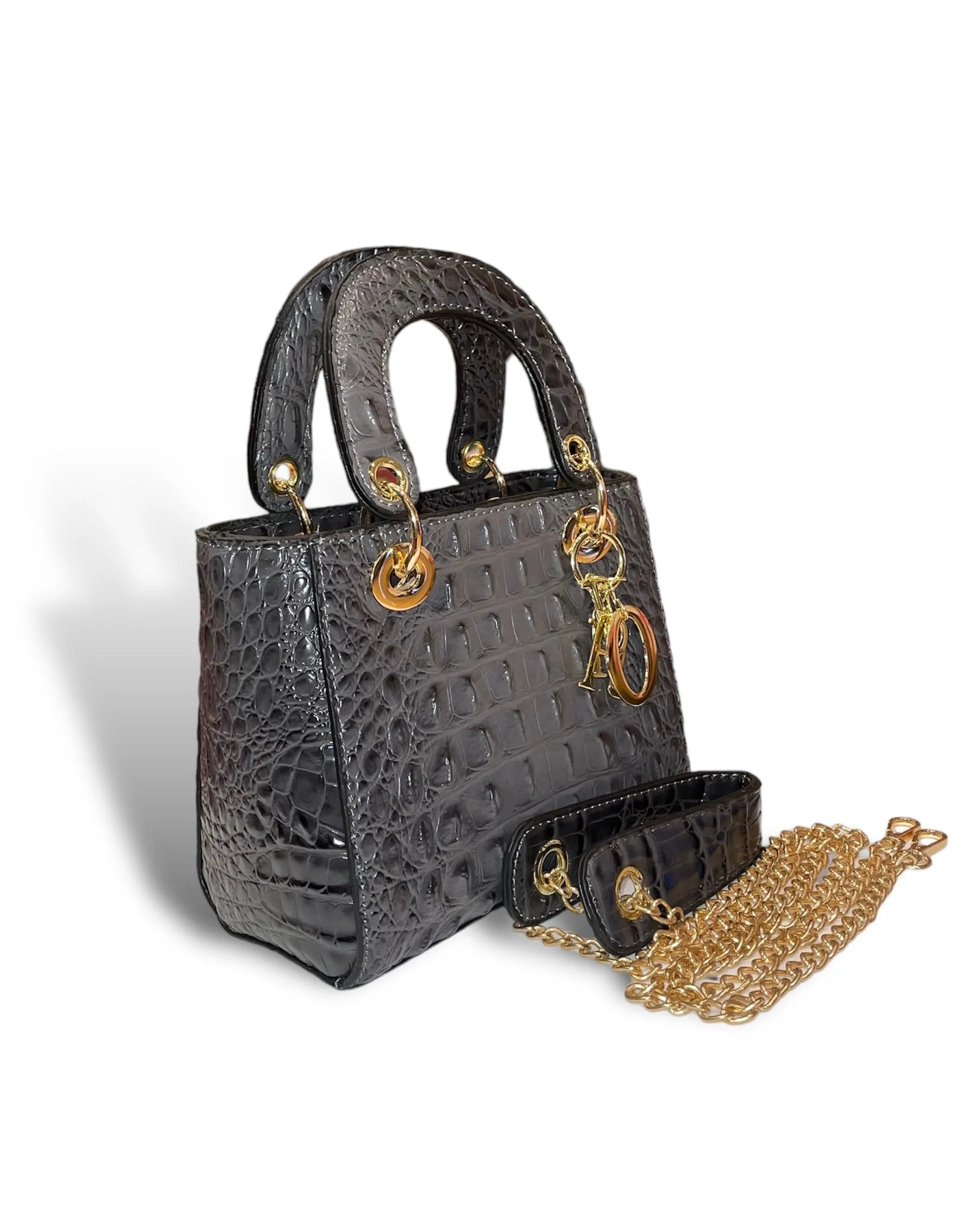 Alligator Skin Fashion Tote