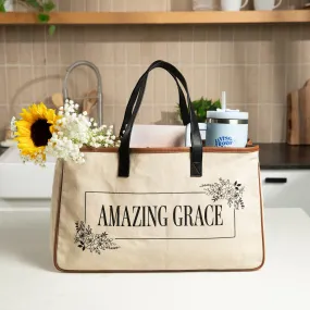 Amazing Grace Canvas Tote Bag