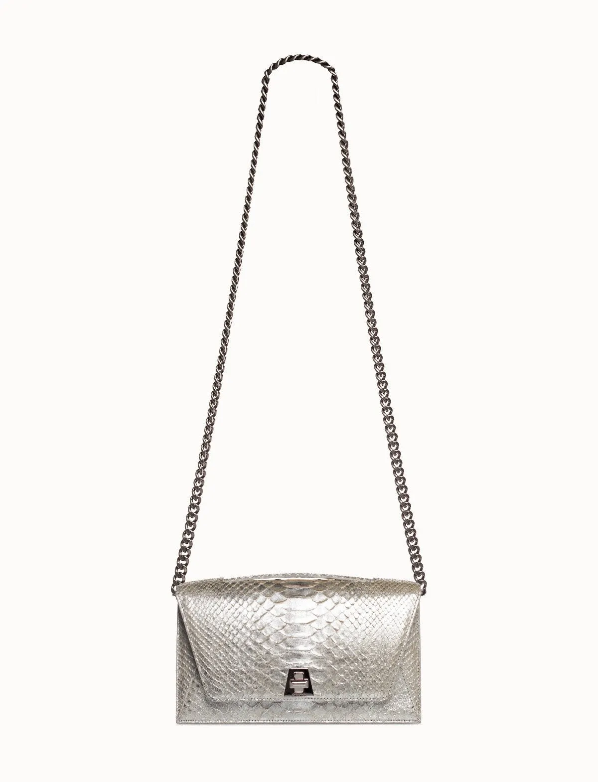 Anouk Crossbody City Bag in Python Leather