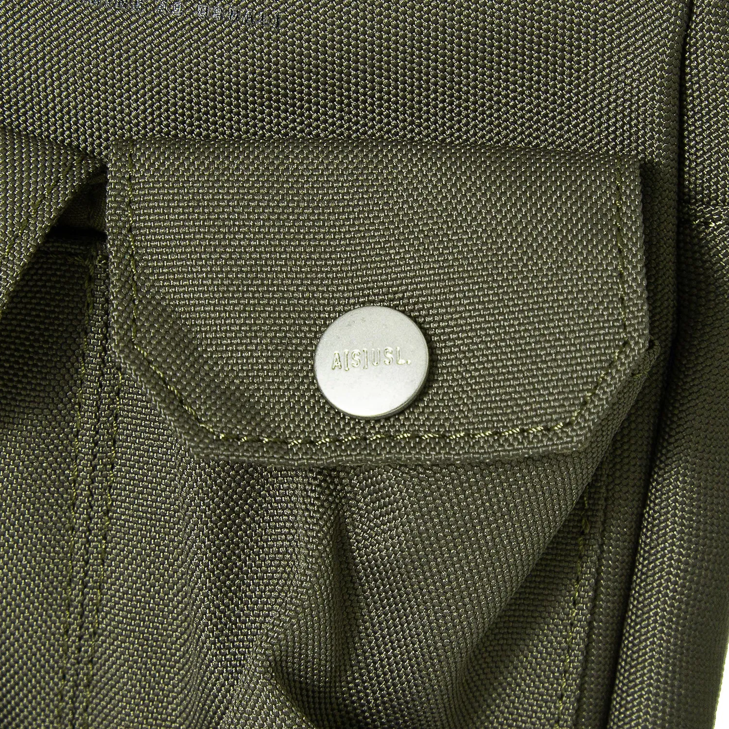 A[S]USL ASUSL LOGO MULTI POCKET SHOULDER BAG-OLIVE