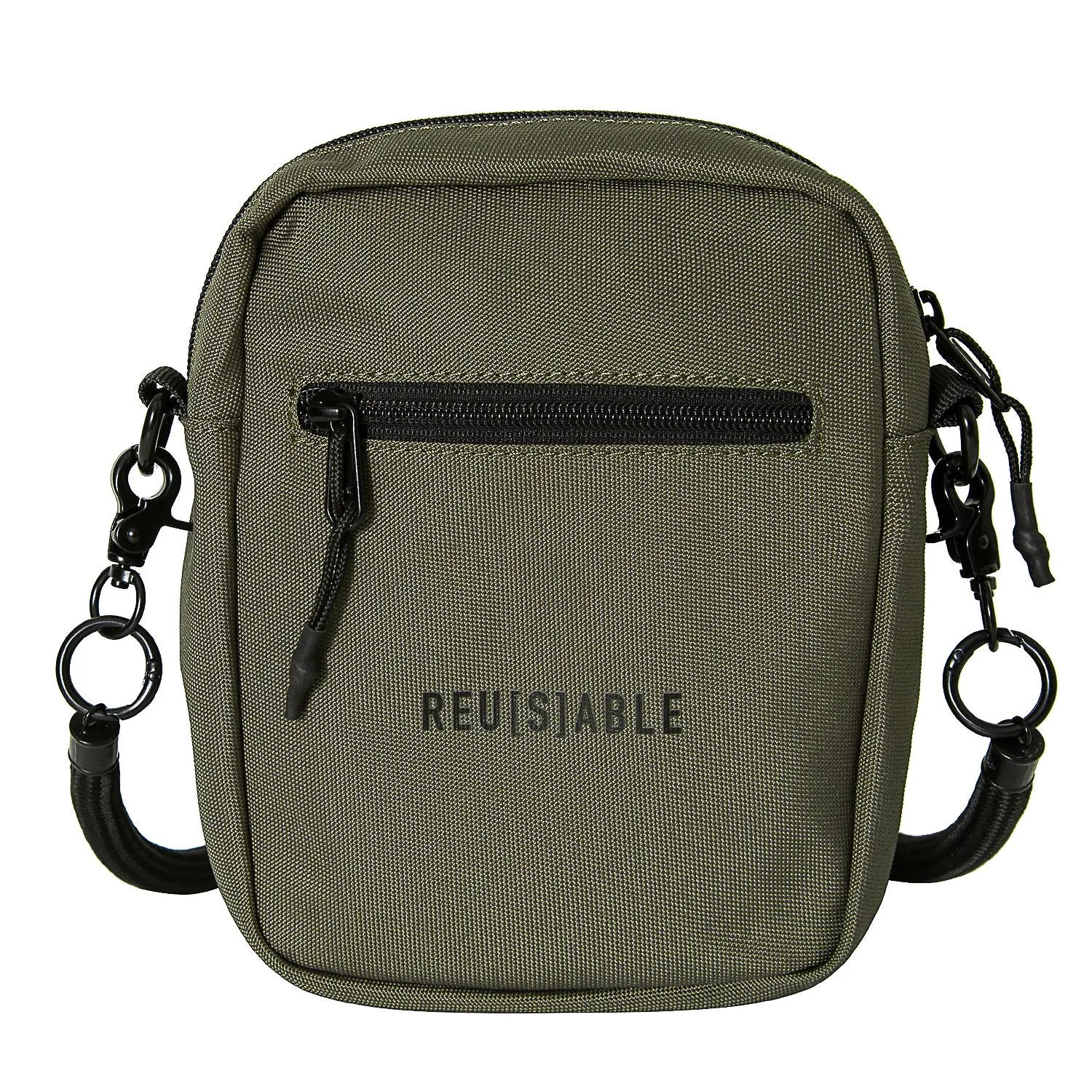 A[S]USL ASUSL LOGO MULTI POCKET SHOULDER BAG-OLIVE