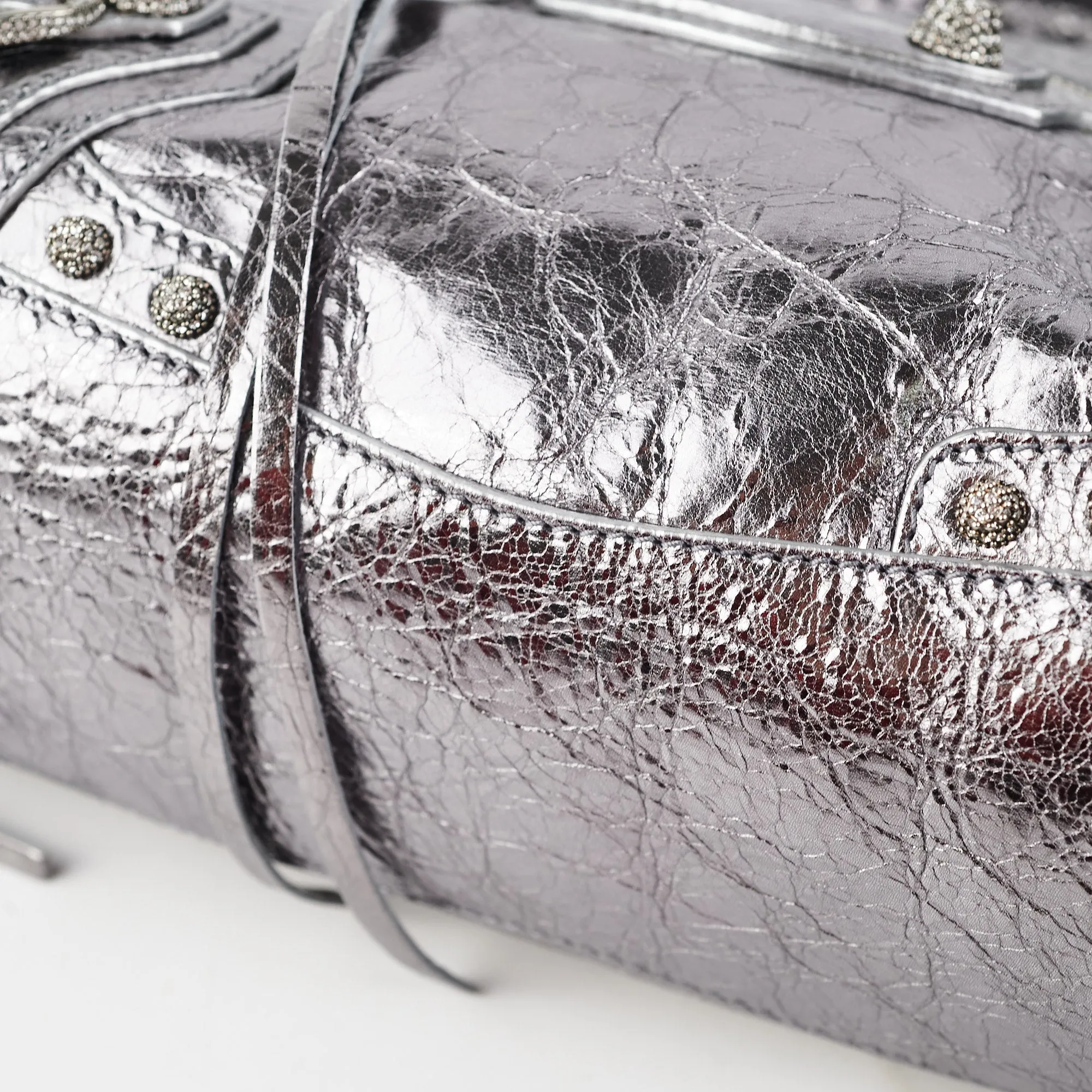 Balenciaga Neo Cagole XS Bag Silver