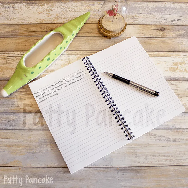 Banana Sssplit Snake Notebook, Cute Reptile Stationery