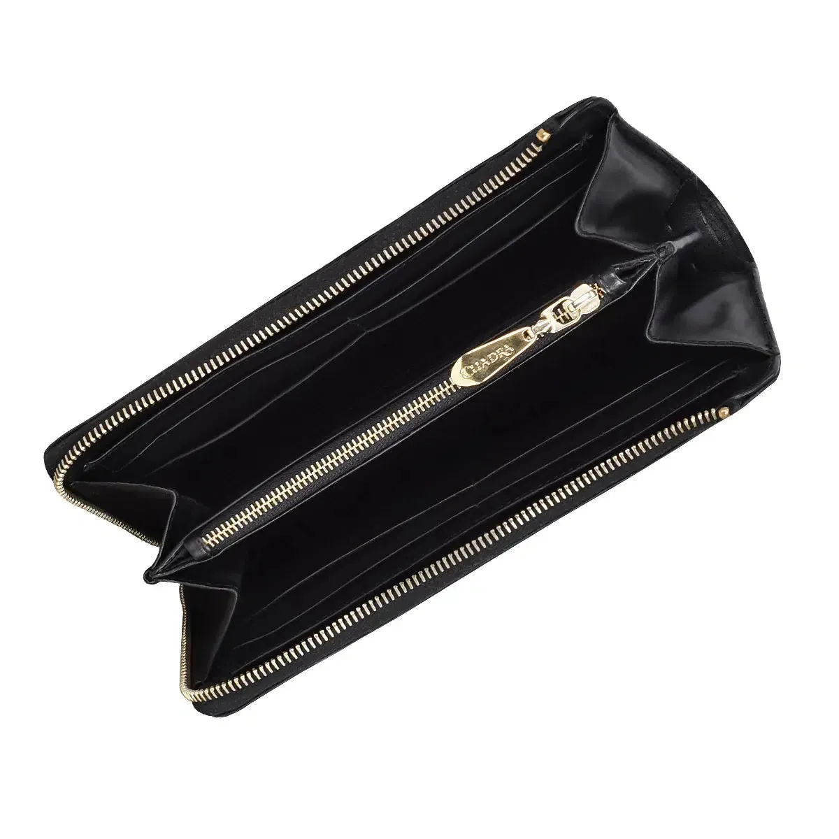 BD224MA - Cuadra black fashion stingray bifold wallet for women