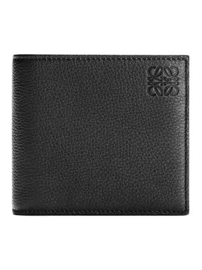 Bifold coin wallet in soft grained calfskin