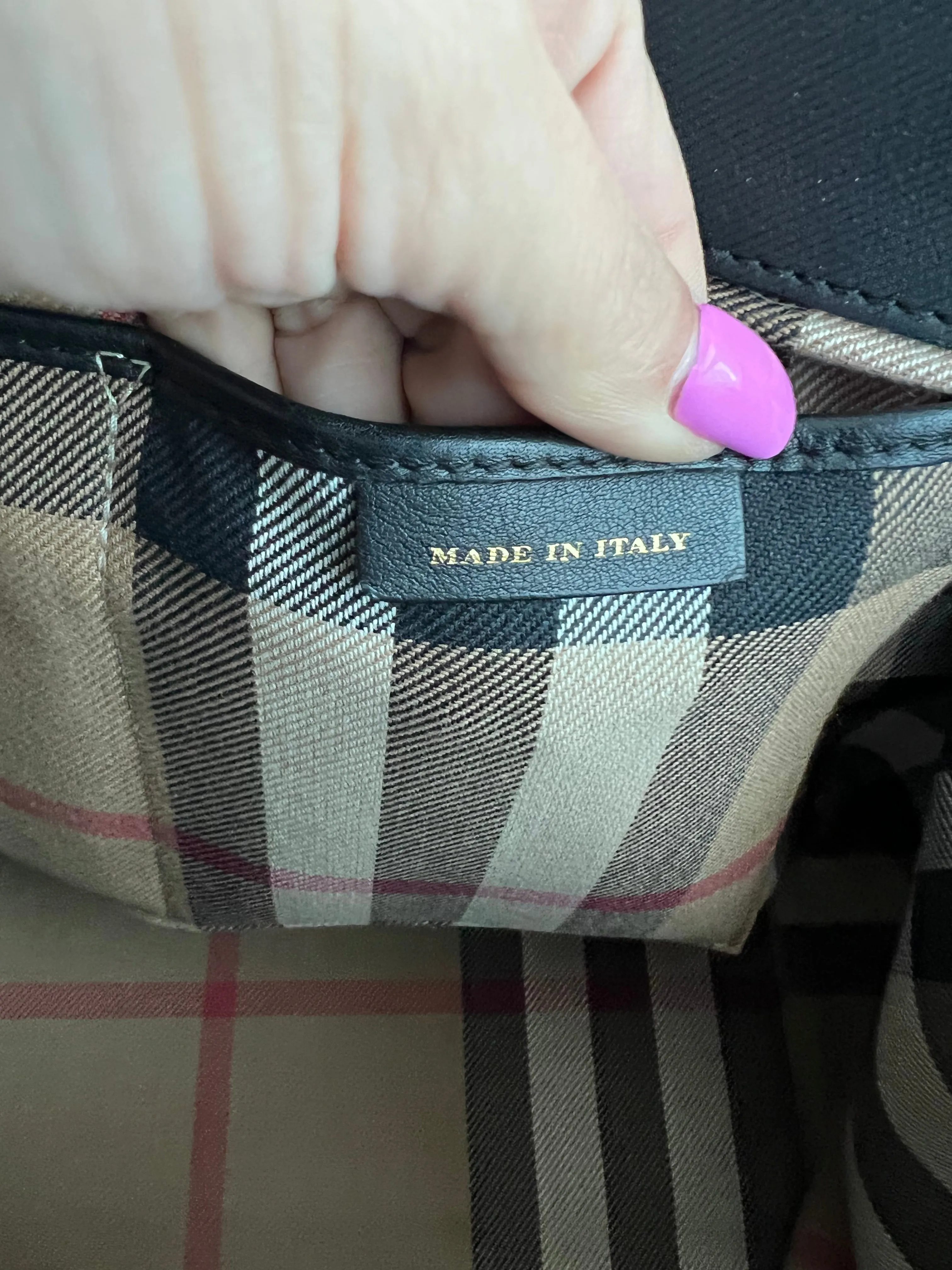 Burberry Buckle Tote Bag