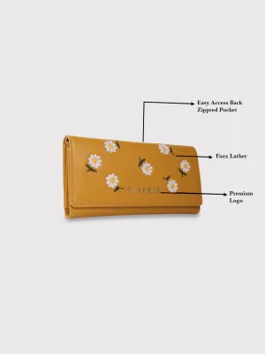 Caprese Kyle Falpover Wallet Medium Ochre