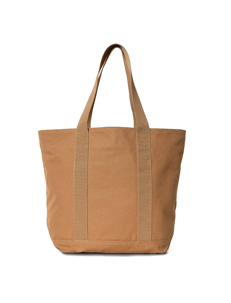 Carhartt WIP Canvas Tote Hamilton Brown Rinsed