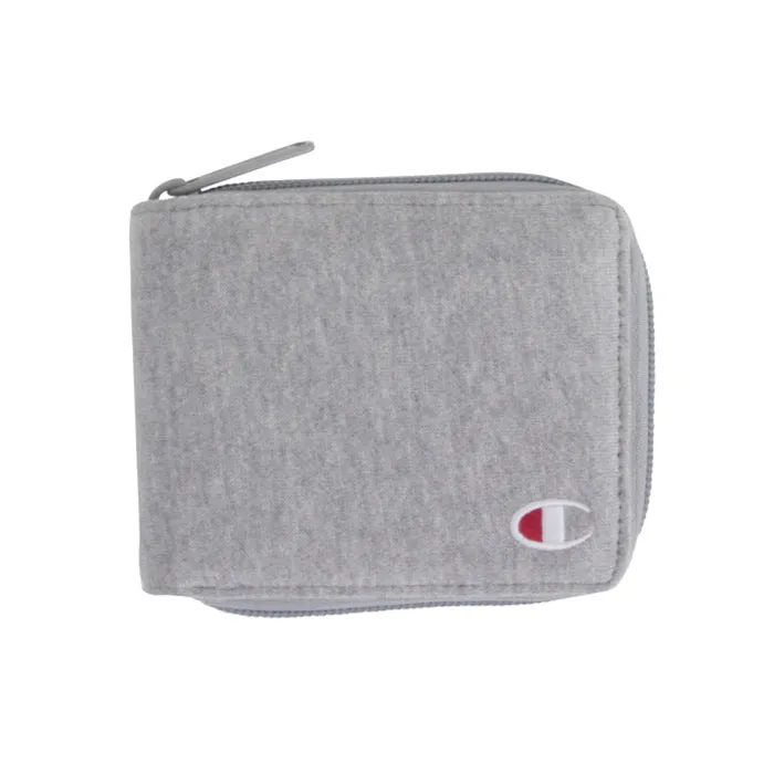 Champion Grey Zip Bi Fold Wallet