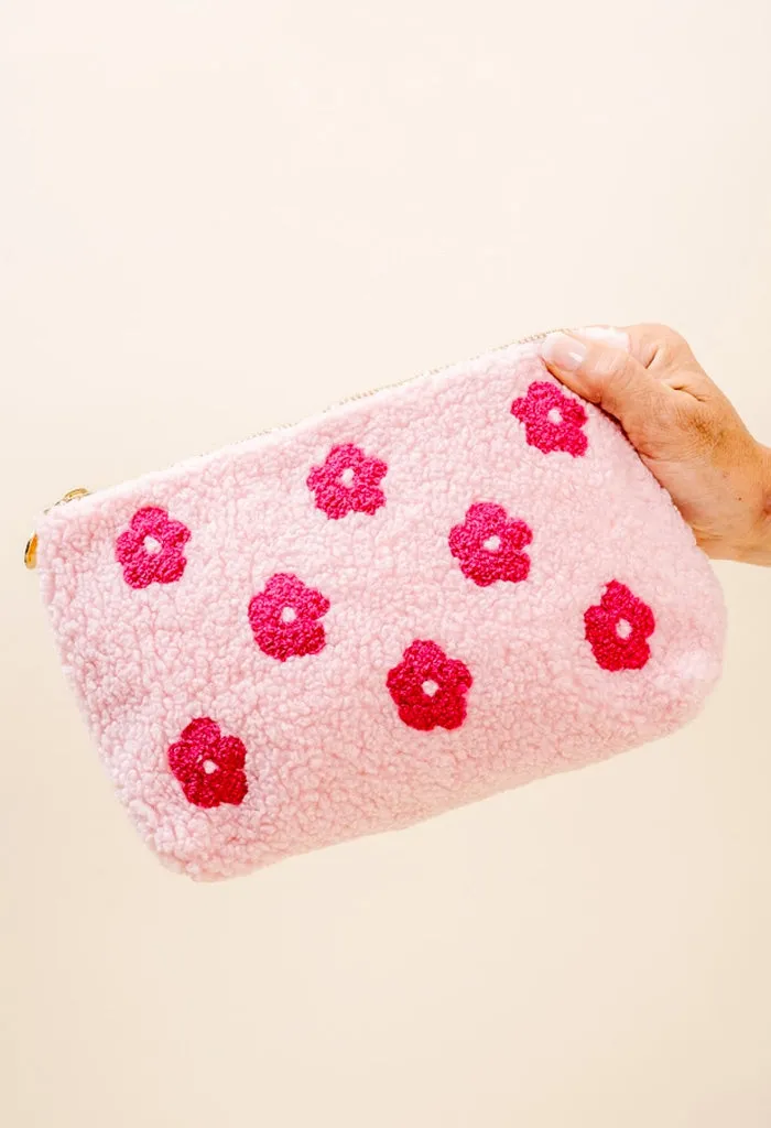 Cosmetic Teddy Bear Pouch-Pink