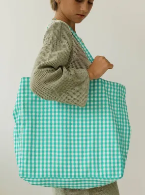 DAPHNE TOTE | APPLE PLAID