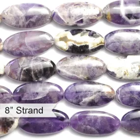 Dog Teeth Amethyst 15x30 Oval 8-Inch