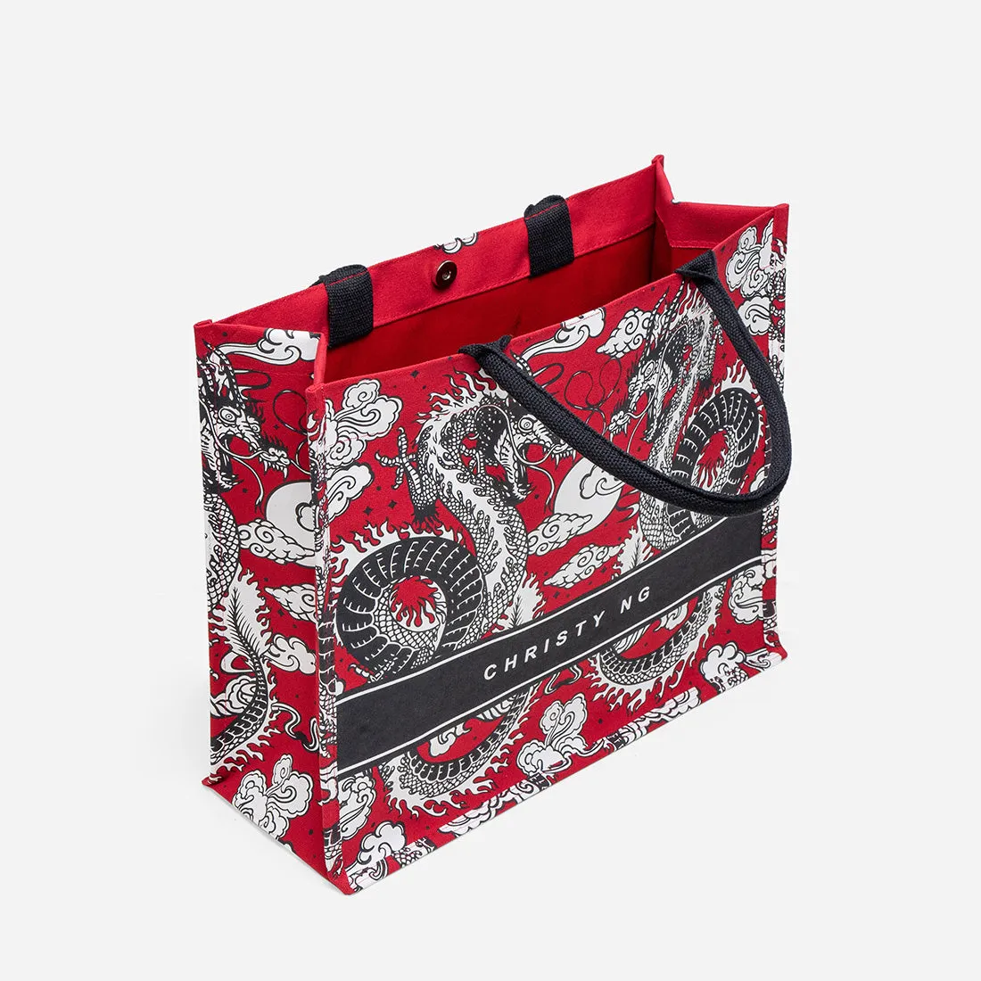 Dragon Large Canvas Tote Bag