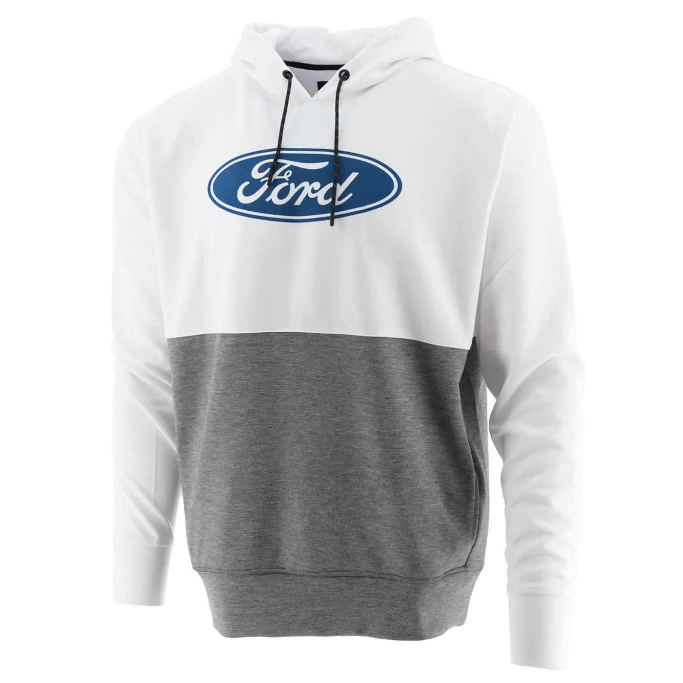 Ford Logo Men's Color-Block Hooded Pullover