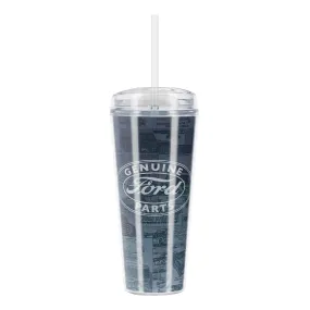 Ford Logo Tritan 22oz Tumbler w/ Straw