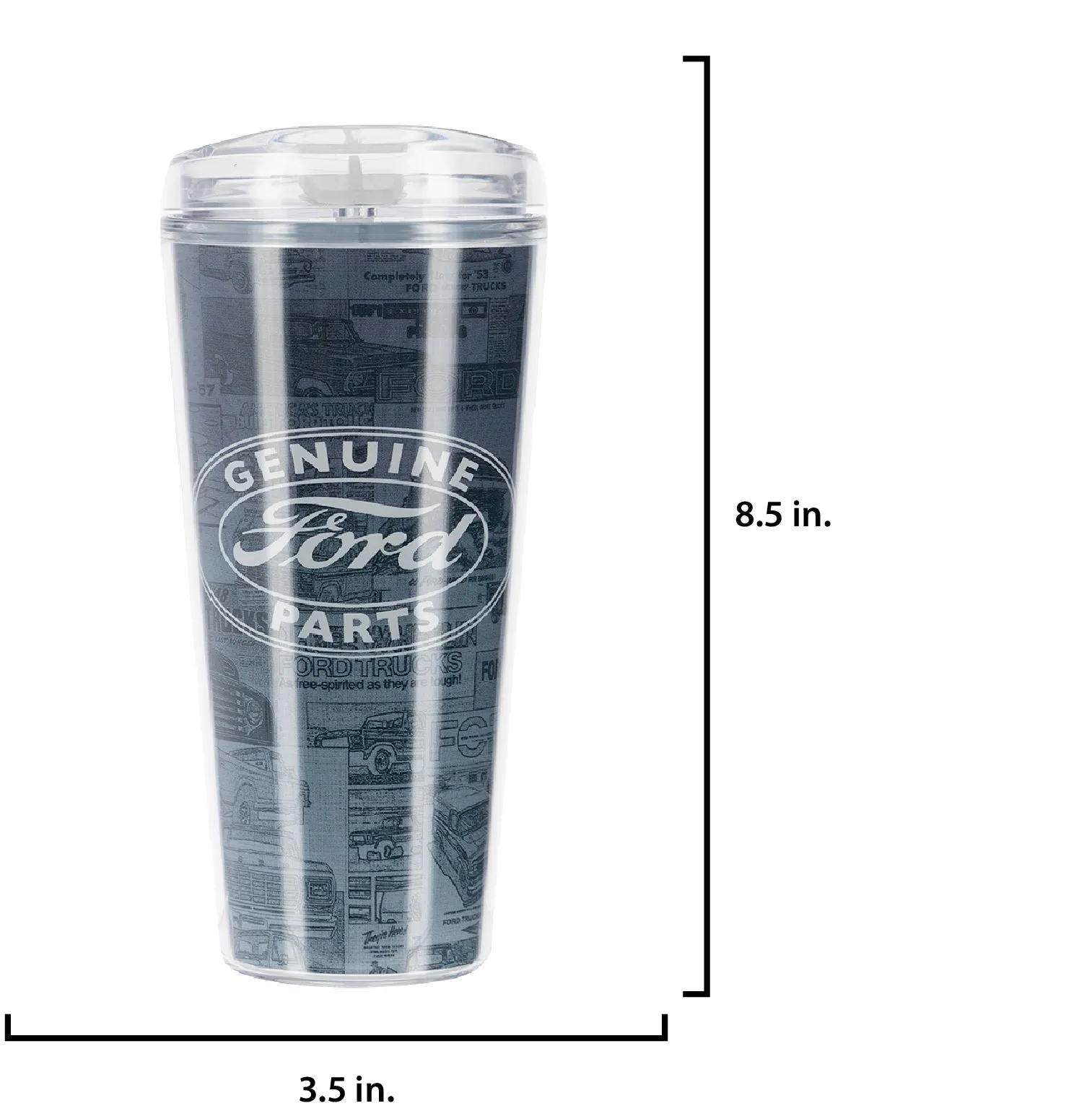 Ford Logo Tritan 22oz Tumbler w/ Straw