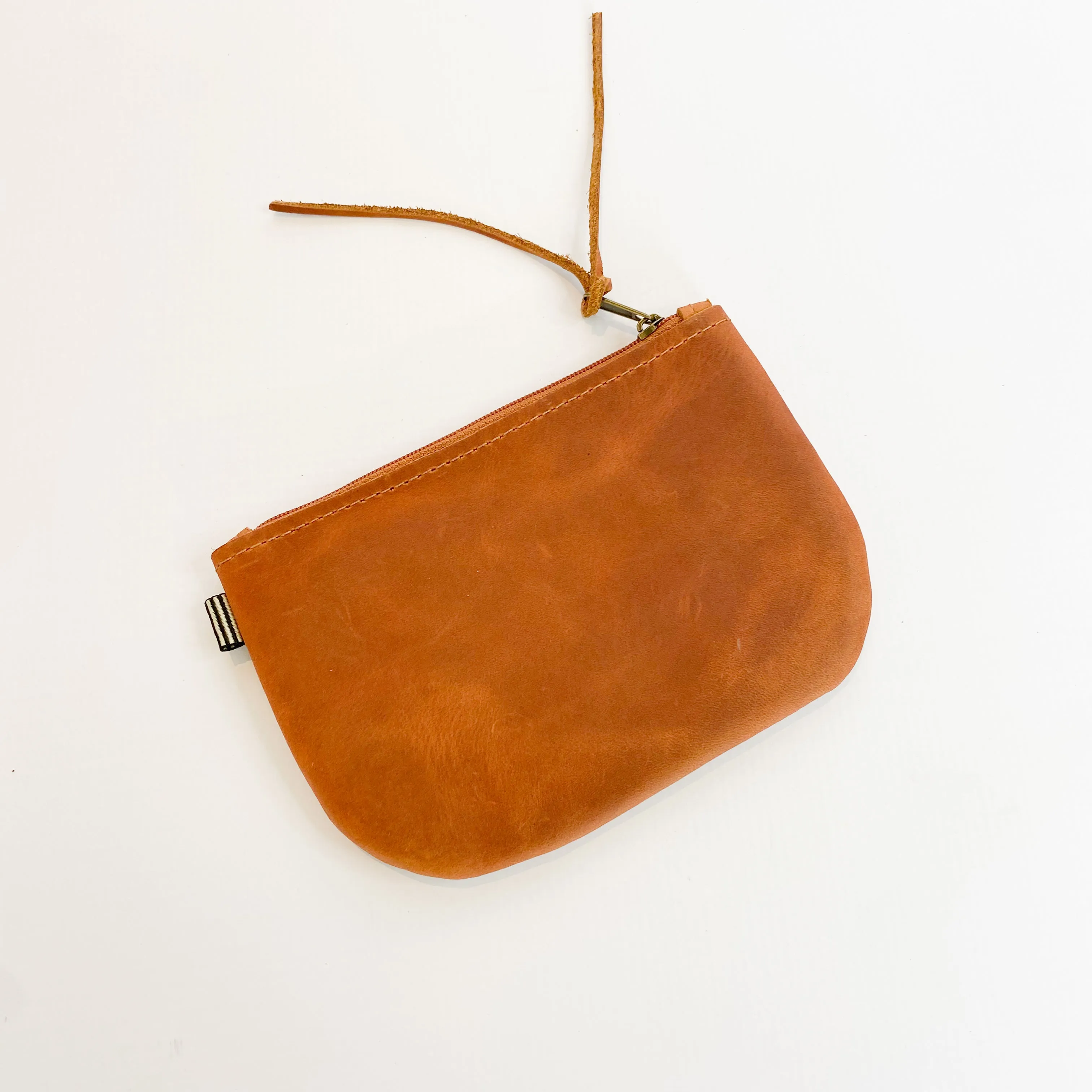 Gia brown leather purse