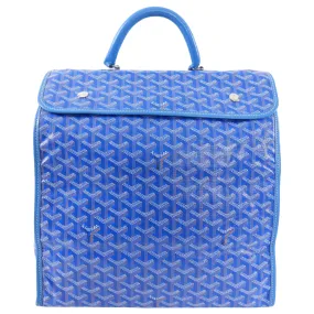 Goyard Blue Goyardine Coated Canvas and Leather Saint Lucie Folding Tote