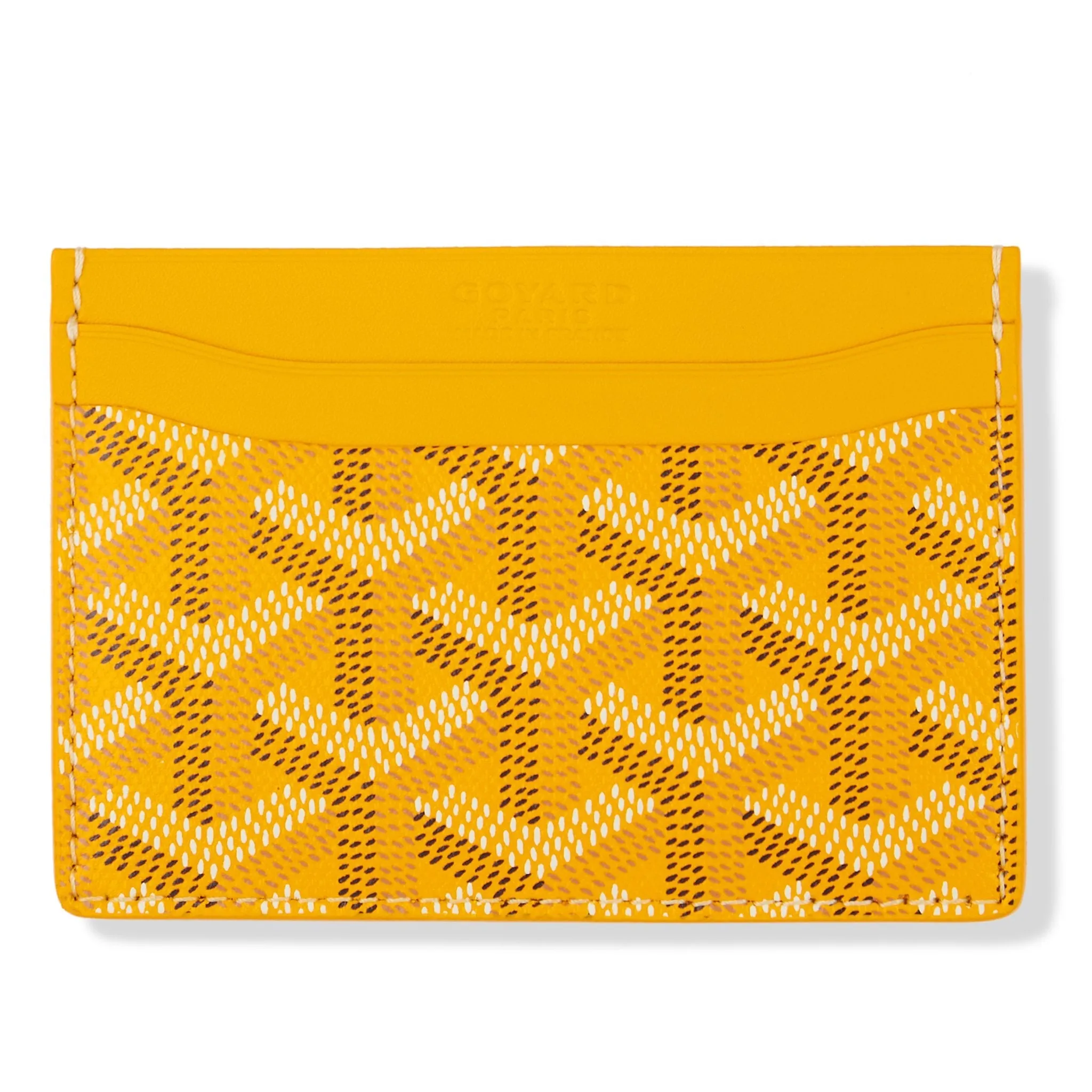 Goyard Saint Sulpice Yellow Card Holder