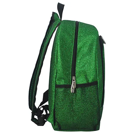 Green Glitter NGIL Canvas Backpack