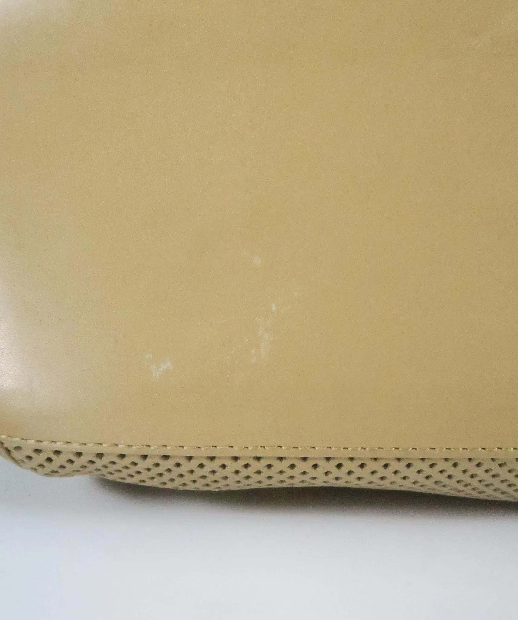 Gucci Beige Perforated Leather Jackie Shoulder Bag