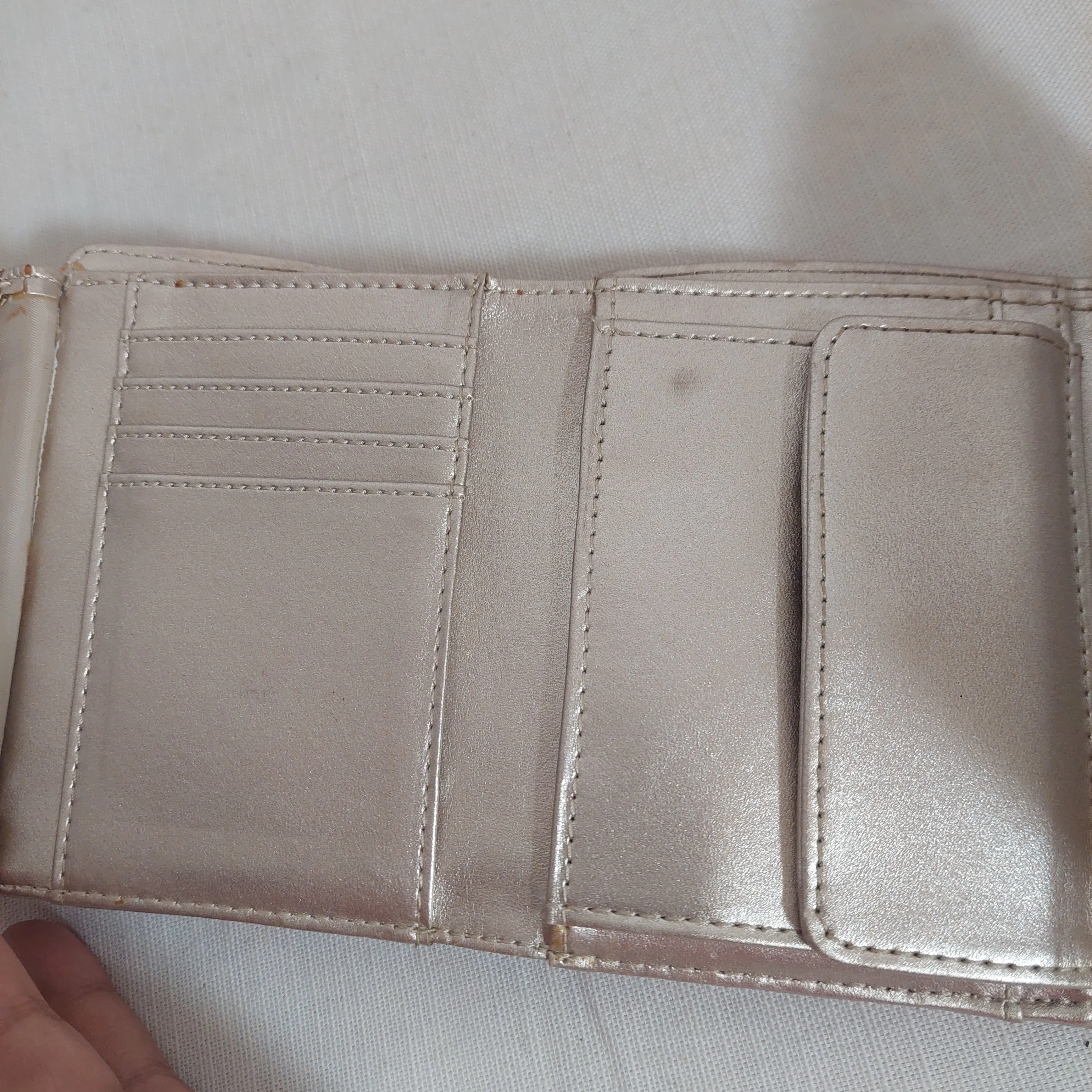 Guess Pink Monogram Bi-fold Wallet | Pre loved |