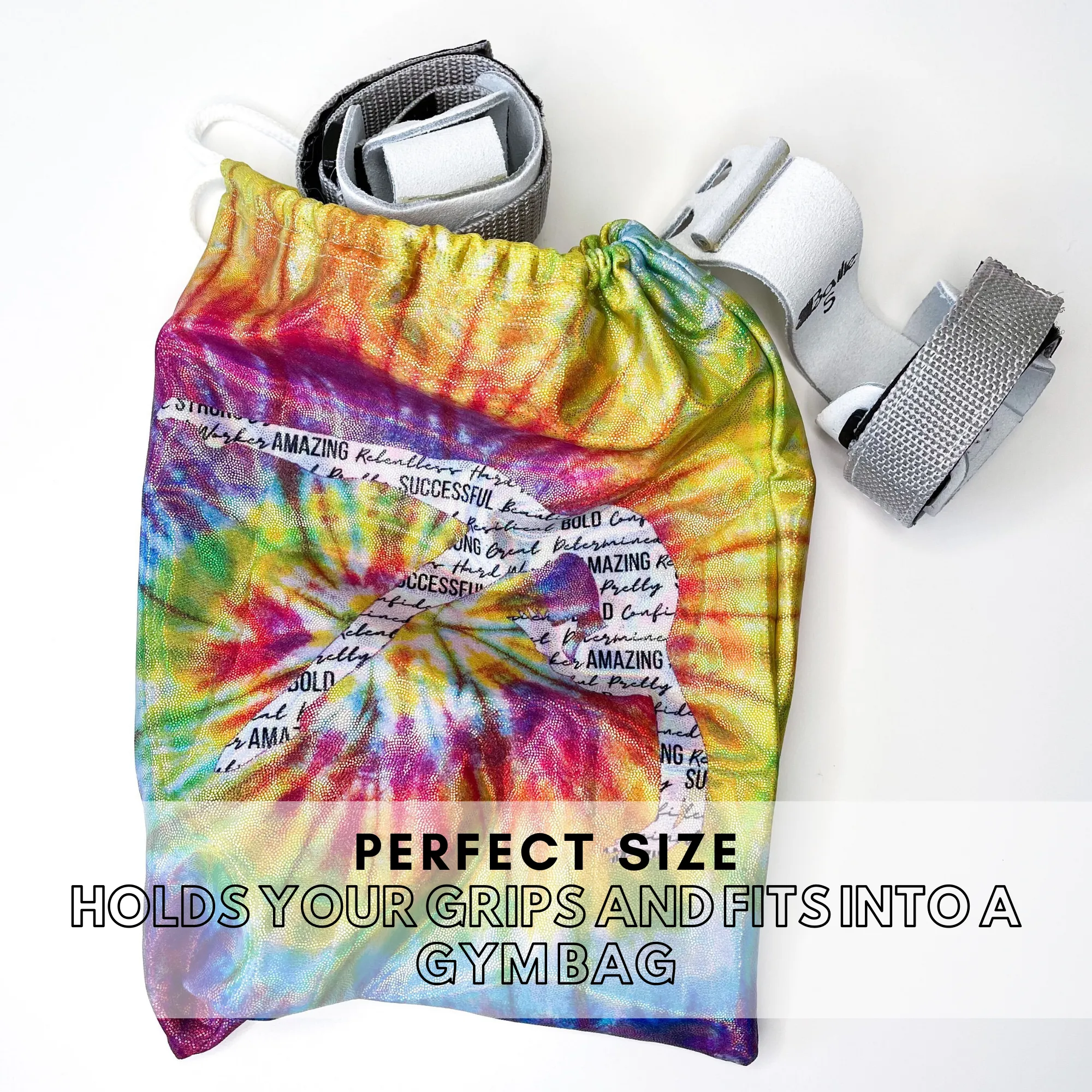 Holographic Tie Dye Gymnastics Grip Bag