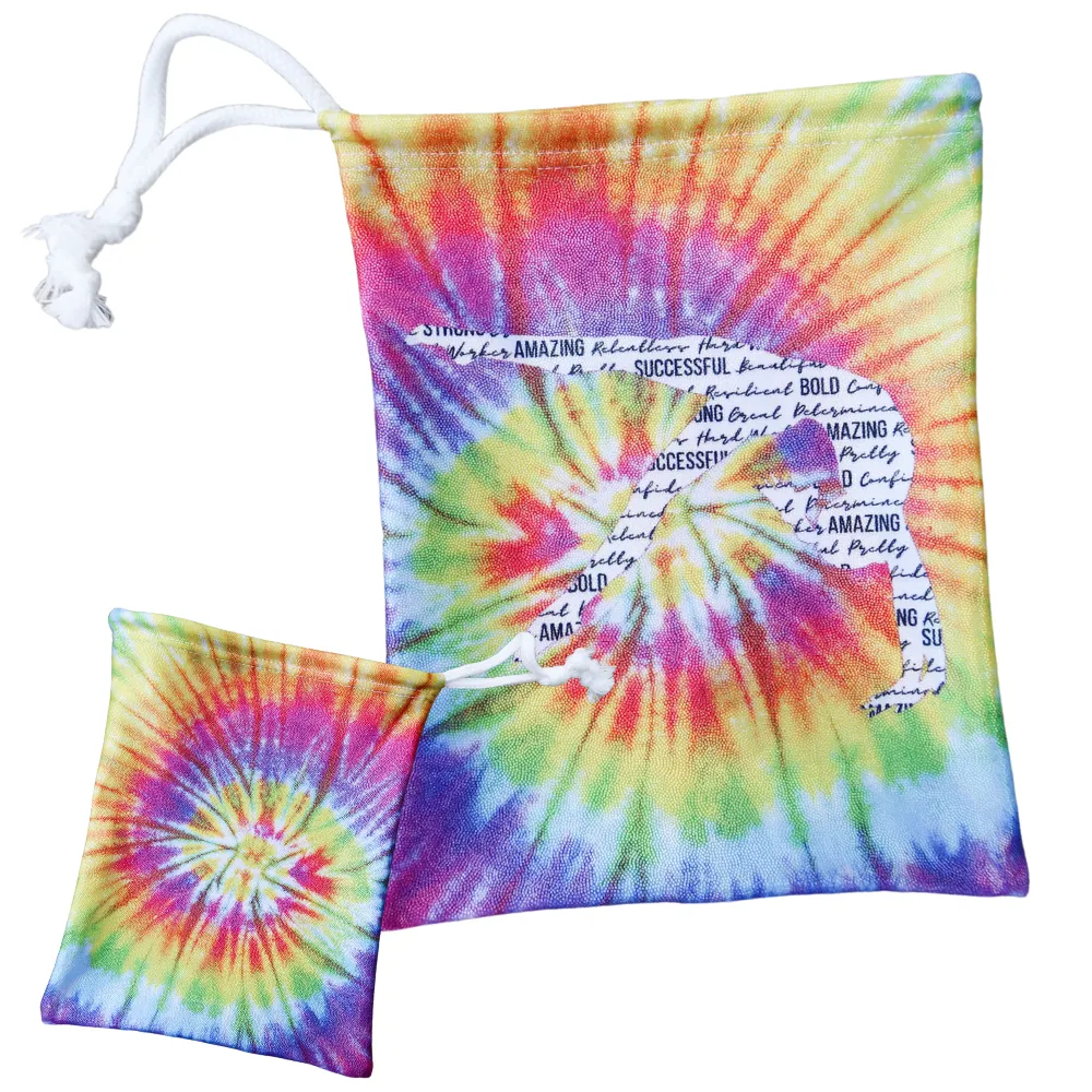 Holographic Tie Dye Gymnastics Grip Bag