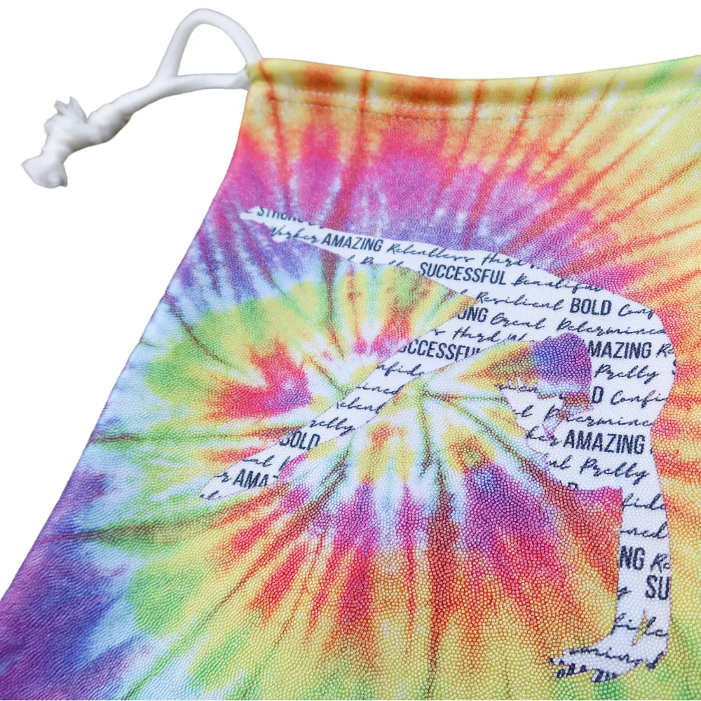 Holographic Tie Dye Gymnastics Grip Bag