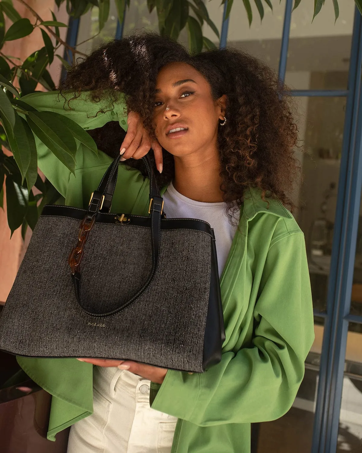 Jade Vegan Leather Crossbody Tote | Multiple Colours