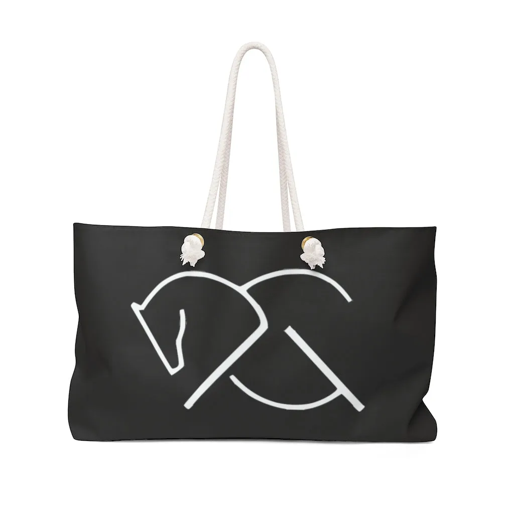 KHUMBA TOTE Black | Barn Style | Equestrian Bag - AtelierCG