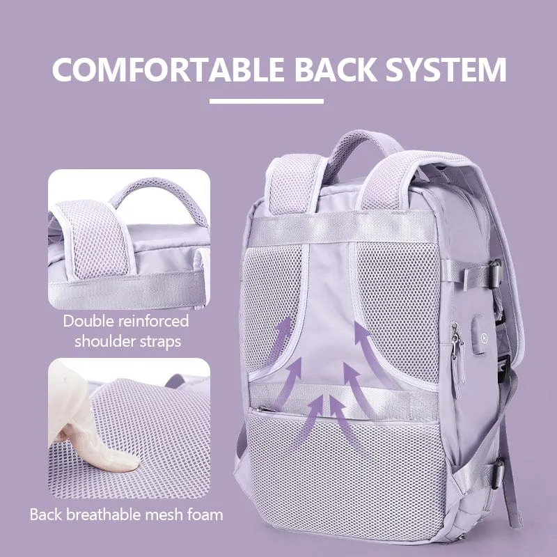 Large Capacity Travel Bag USB Charging Backpack