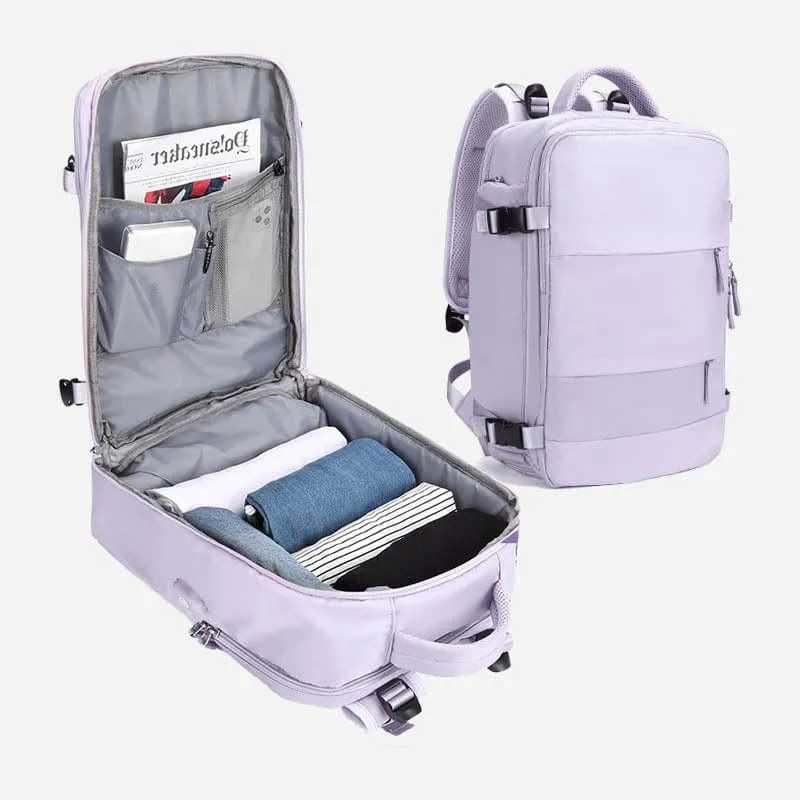 Large Capacity Travel Bag USB Charging Backpack