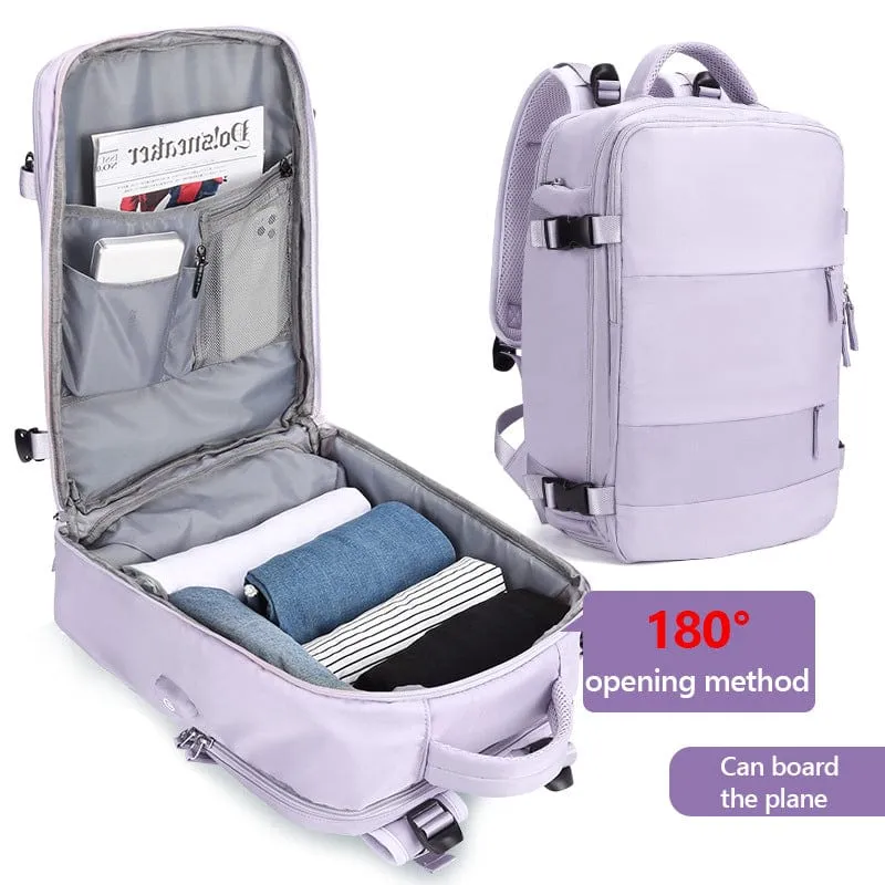 Large Capacity Travel Bag USB Charging Backpack