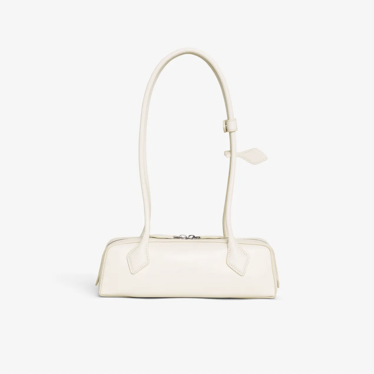 LE TECKEL MEDIUM BAG IN GOATSKIN - IVORY