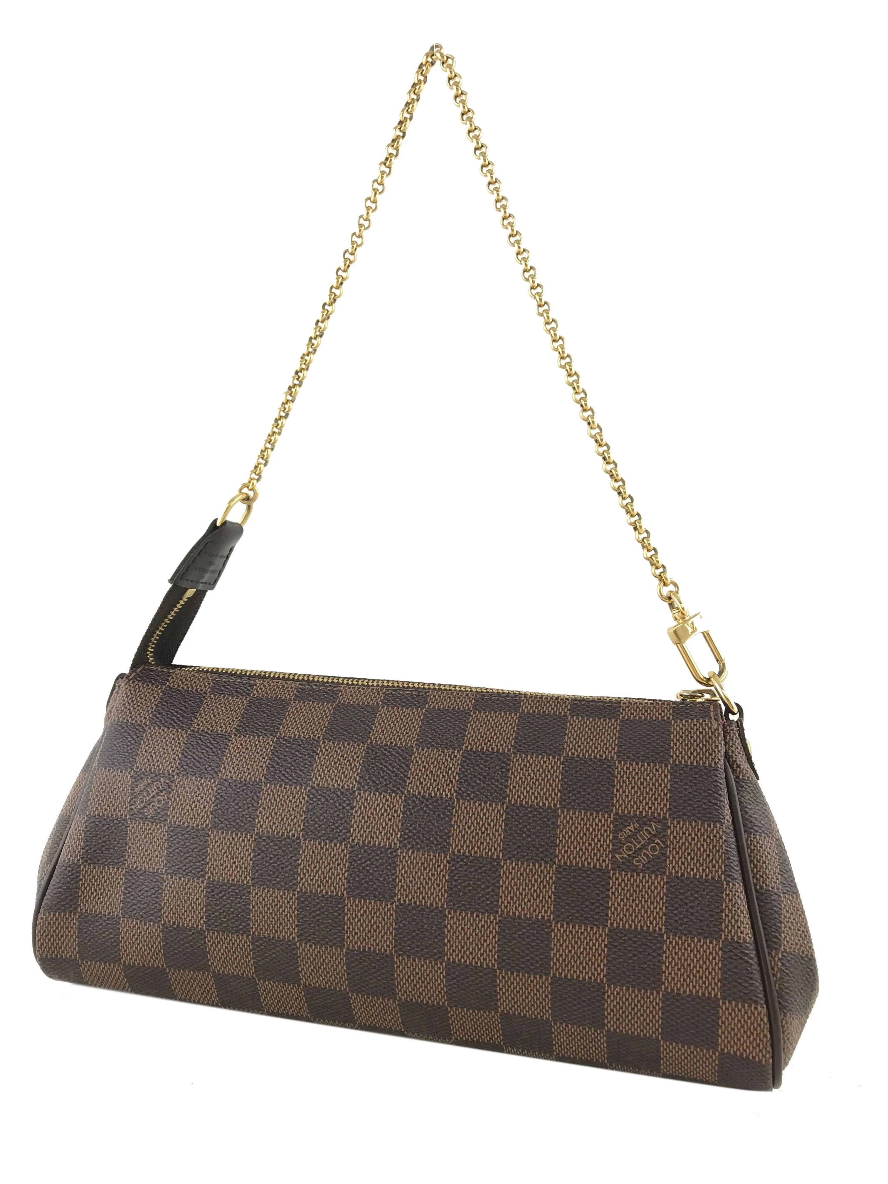 Louis Vuitton Damier Ebene Canvas Eva Clutch