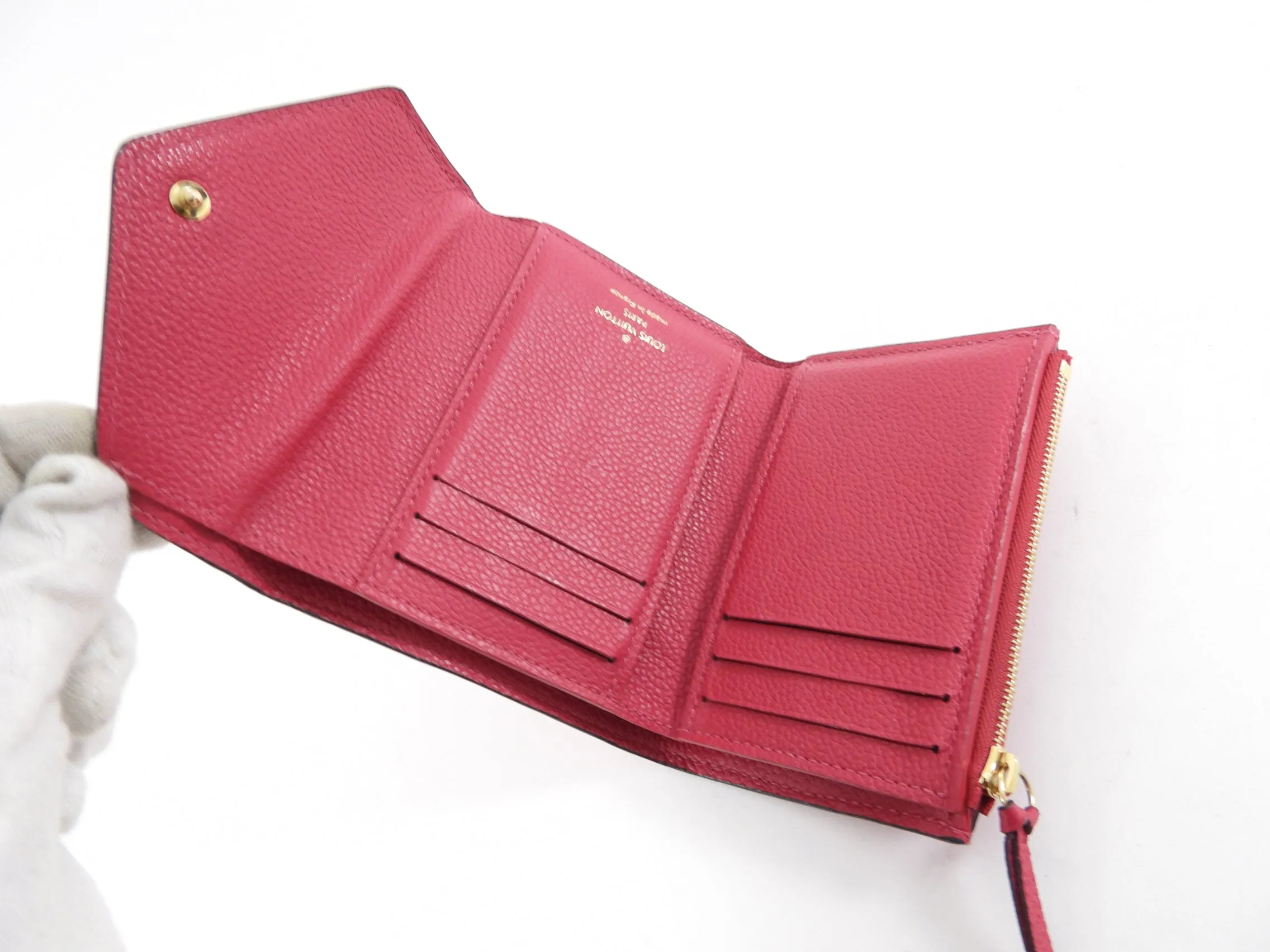 Louis Vuitton Freesia Empreinte Leather Victorine Compact Wallet