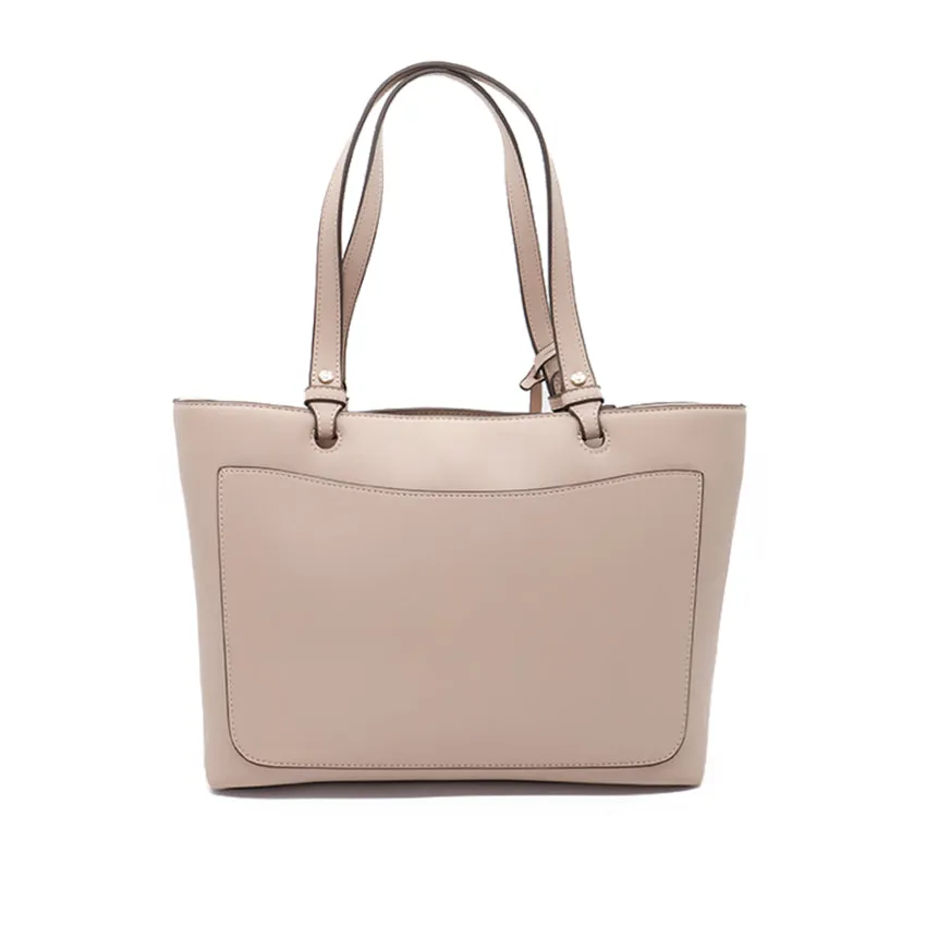 Mono Tote (L) Women's Bag - Beige