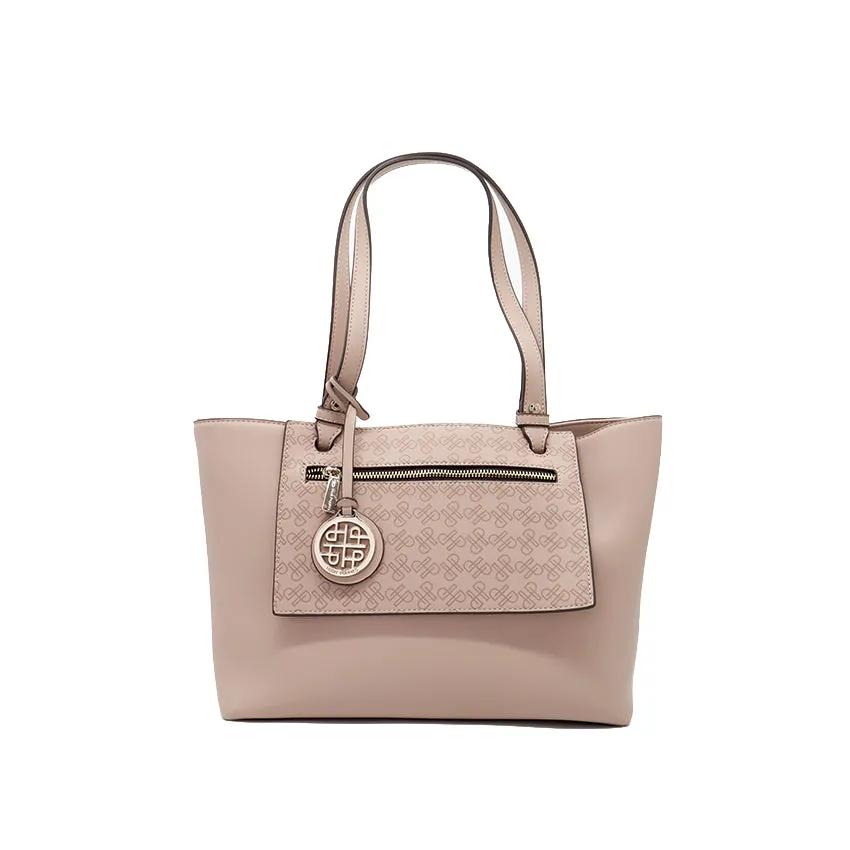 Mono Tote (M) Women's Bag - Beige