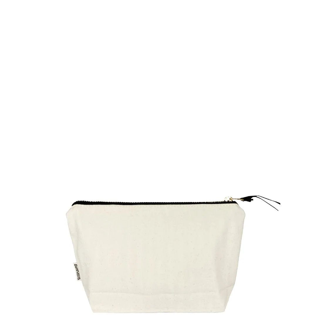 My Makeup Pouch, Coated Lining, Cream