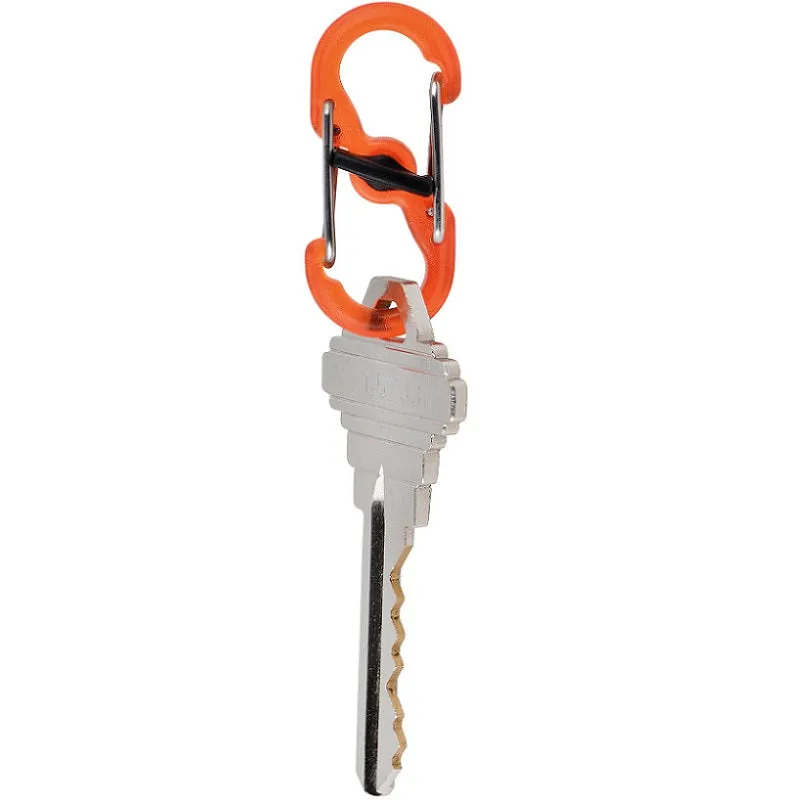 NITEIZE KEYRACK LOCKER S-BINER - PLASTIC MINI MICROLOCK