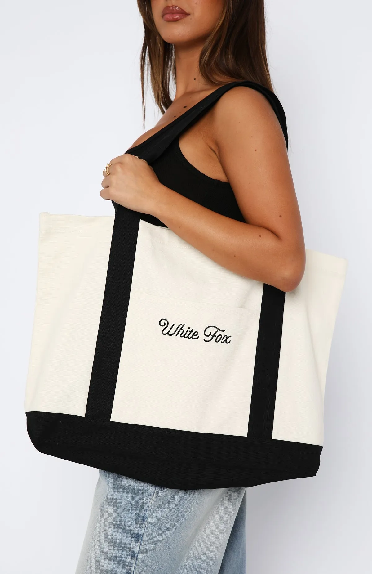 On The Move Tote Bag Black