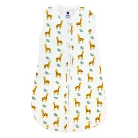 Organic Muslin Baby Sleeping Bag -Giraffe