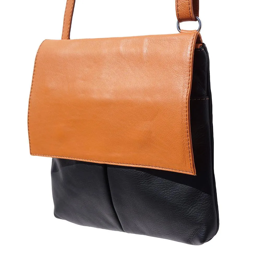 Oriana leather shoulder bag