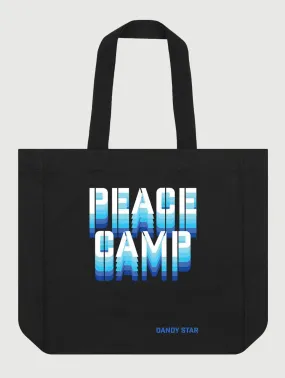 PEACE CAMP TOTE BLUE FADE