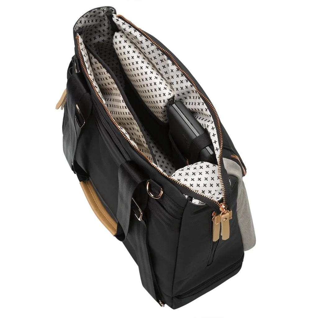 Petunia Pickle Bottom Pivot Backpack - Sand/Black