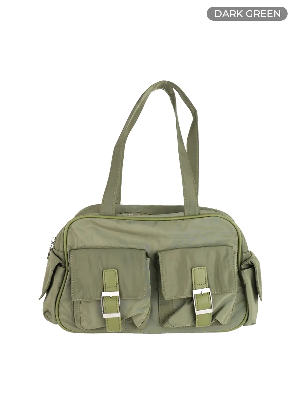 Pocket Nylon Shoulder Bag OM408